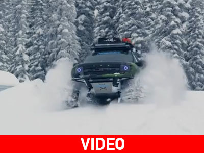 O Ken Block του δίνει και καταλαβαίνει με ερπύστριες στο χιόνι!!!